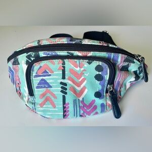 H & M Divided Coachella line Adjustable Aztec Travel Fanny Pack Crossbody Bag